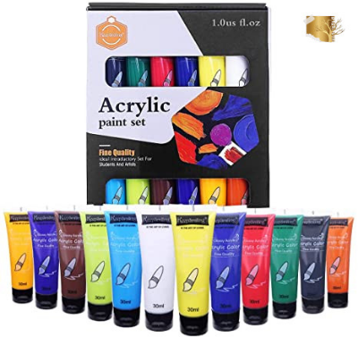 Picture of Keep Smiling Acrylic Paint 12 Colour 30ml