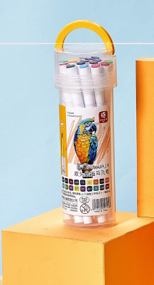 Picture of Water ink dual tip painting marker 12 color