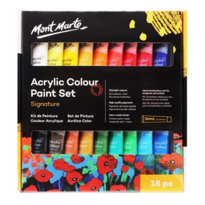 Picture of Mont Marte Signature Acrylic Paint Set 36ML