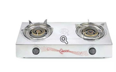 Picture of RFL Double Stainless Steel Auto Gas Stove (Queen CI) (Line Gas)