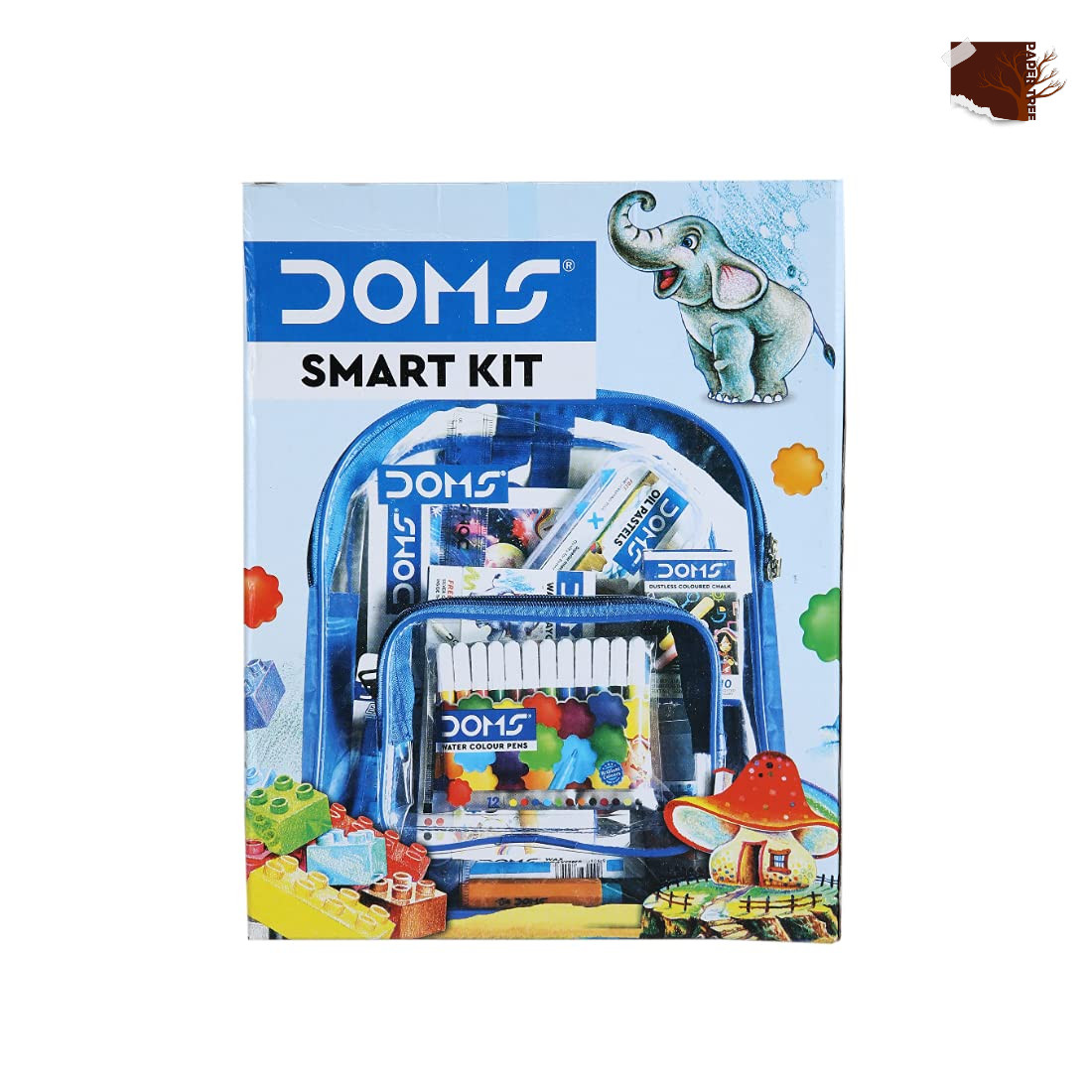 Picture of Doms Smart Stationery & Art Kit with Transparent Zipper Bag