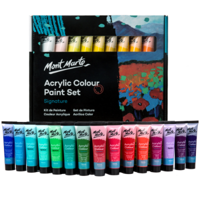 Picture of Mont Marte Acrylic Color 36ml Colour Tubes 18/24/36/48 Shades