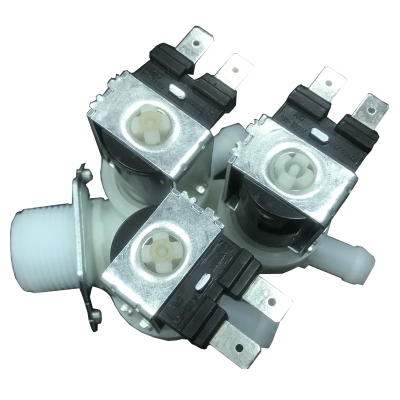 Picture of washing machine water inlet valve, water inlet valve, Solenoid Valve three-way 220V AC