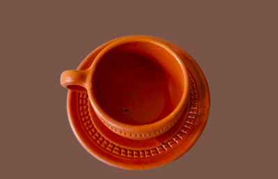 Picture of Clay Tea Cup. Matir cup. Matir Tea cup. Handmade. Organic .Clay Tea Cup set.  Matir cup set.  6 pice with, tea ,Coffee Mug