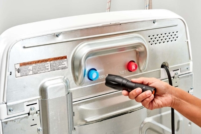 Picture of washing machine  Inlet Valve, Washing Machine Water Inlet Valve.solenoid valve for washing macheine. 2 Way Hot & Cold, universal & Suitable for LG Washing Machines.