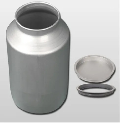 Picture of Aluminum Canister.aluminum bottle storage for water & others. aluminum storage. Aluminum bottle. aluminum water bottle. Bottle. 5 litter.
