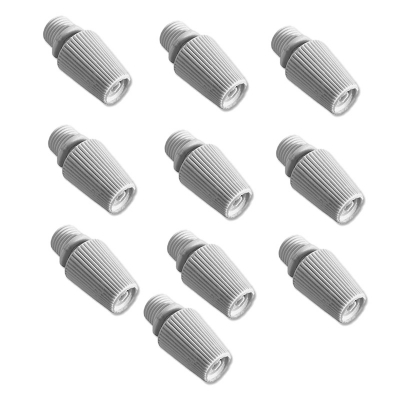 Picture of Electrical accessories. Electric light fitting. Plastic Wire lock cap M10.Tooth thread cable clip, wire grip for ceiling lamp. PVC cable gland. Cable lock 10 pic whites
