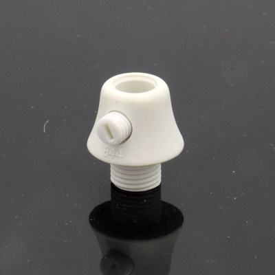 Picture of Electrical accessories. Electric light fitting. Plastic Wire lock cap M10.Tooth thread cable clip, wire grip for ceiling lamp. PVC cable gland. Cable lock 10 pic black