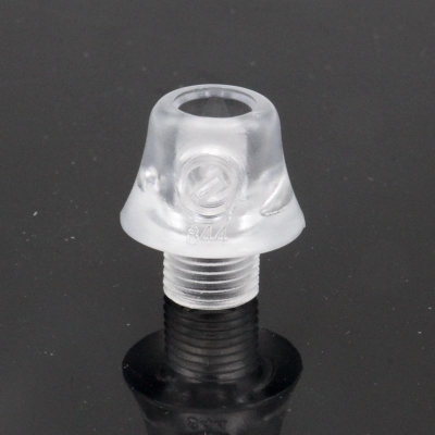 Picture of Electrical accessories. Electric light fitting. Plastic Wire lock cap M10.Tooth thread cable clip, wire grip for ceiling lamp. PVC cable gland. Cable lock 10 pic clear