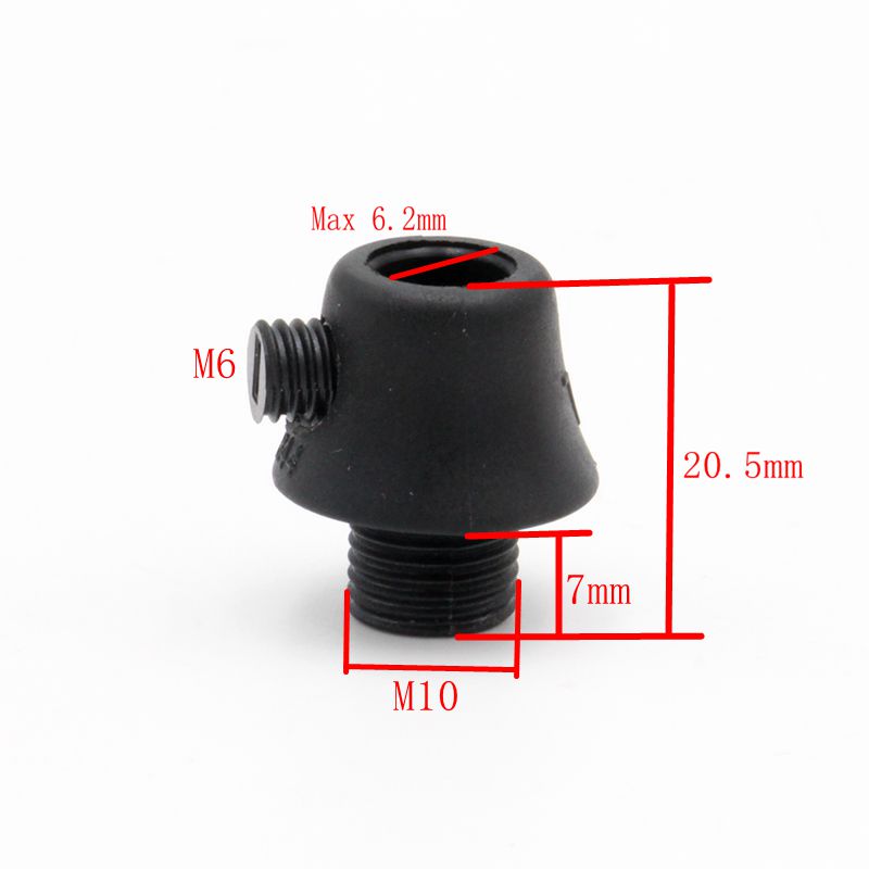 Picture of Electrical accessories. Electric light fitting. Plastic Wire lock cap M10.Tooth thread cable clip, wire grip for ceiling lamp. PVC cable gland. Cable lock 5 pic black