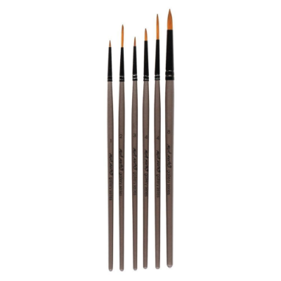 Picture of Mont Marte Acrylic Paint Brush Set 6pc