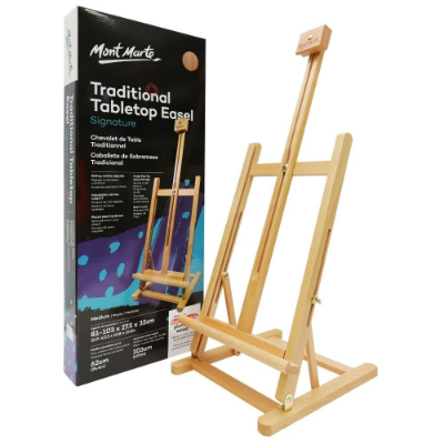 Picture of Mont Marte Medium Desk Easel Traditional Style Beech Wood