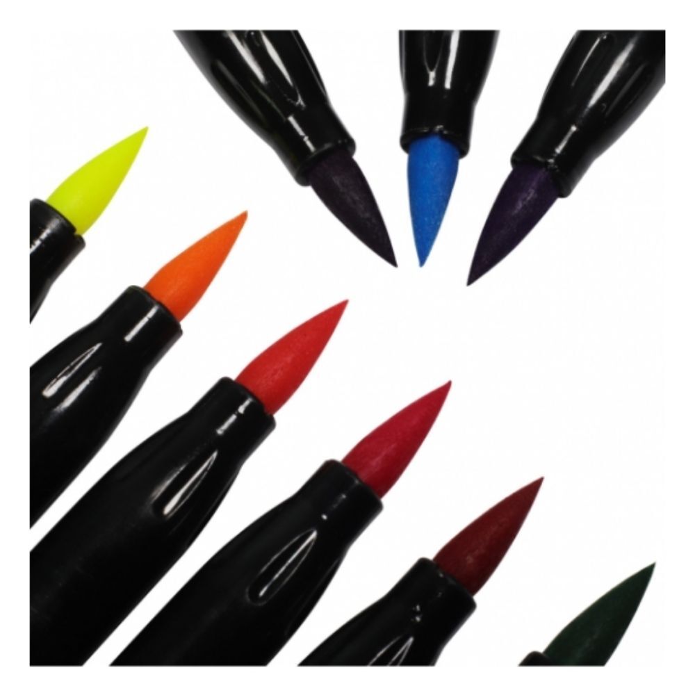 Picture of Mont Marte Colouring Brush Markers 12pc