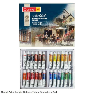 Picture of Camel Artist Quality Water Colour  5ml  24 Shade