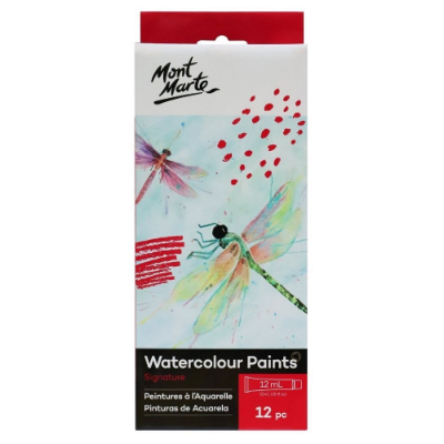 Picture of Mont Marte Watercolour Paint 12pc x 12ml