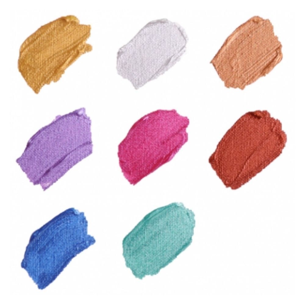 Picture of Mont Marte Metallic Acrylic Paint 18ml  8pc