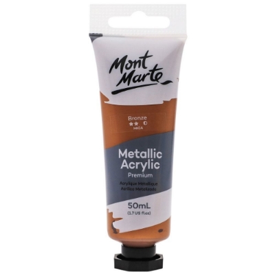 Picture of Mont Marte Metallic Acrylic Paint 50ml - Bronze