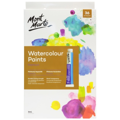 Picture of Mont Marte Premium Water colour Paint 8ml 36pc