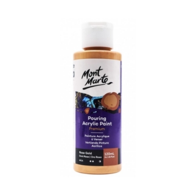 Picture of Mont Marte Acrylic Pouring Paint 120ml Rose Gold
