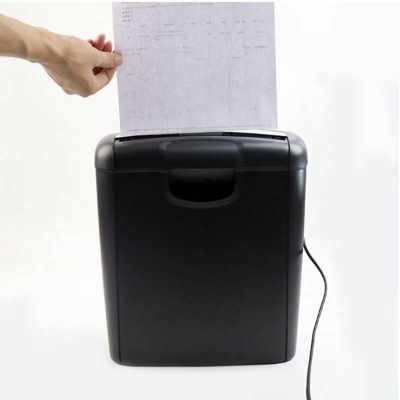 Picture of Paper Shredder Home Electric Mute Shredder Mini Household Paper Shredder Cutter Folding Machine for Office-US Plug