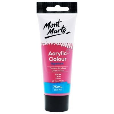 Picture of Mont Marte Signature Acrylic Paint 75ml Tube - Cerise