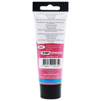 Picture of Mont Marte Signature Acrylic Paint 75ml Tube - Cerise
