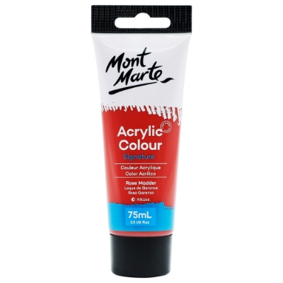 Picture of Mont Marte Signature Acrylic Paint 75ml Tube - Rose Madder