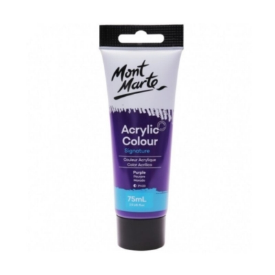 Picture of Mont Marte Signature Acrylic Paint 75ml Tube - Purple