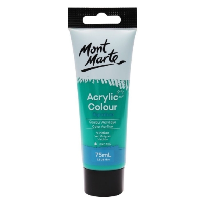 Picture of Mont Marte Signature Acrylic Paint 75ml Tube - Viridian