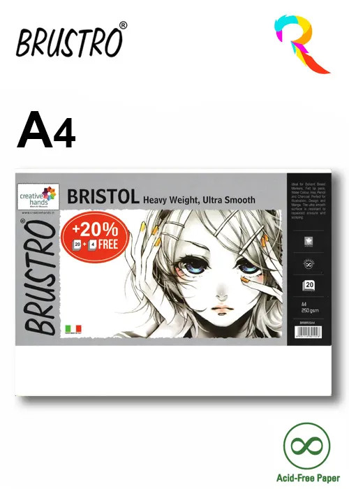 Picture of Brustro Heavy weight ultra smooth paper  A4