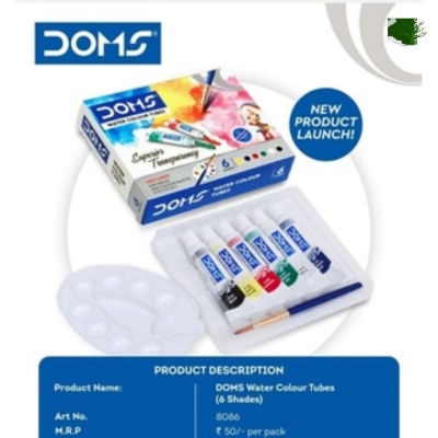 Picture of DOMS Water Color Tube 5ml 6 Shade