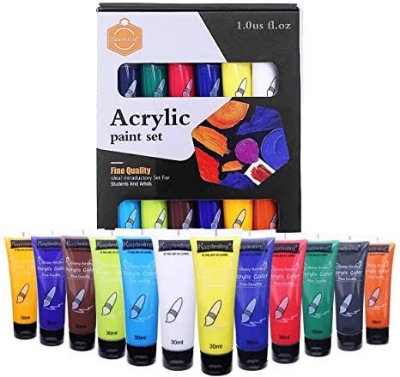 Picture of Keepsmiling Acrylic Color Set 12 Tubes 30 Ml