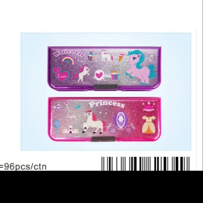 Picture of xiaolingjing 35222 Eternity Flower Pencil case and stationery box Double chember with Shapner