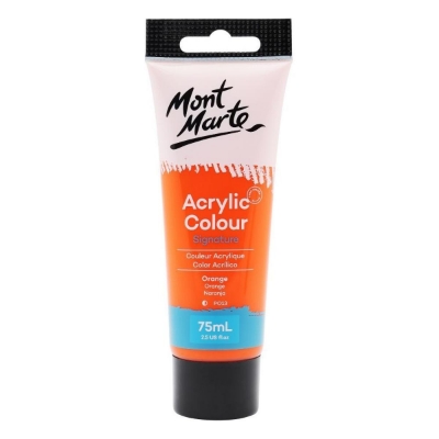 Picture of Mont Marte Signature Acrylic Paint 75ml Tube - Orange