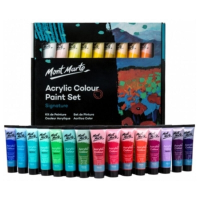 Picture of Mont Marte Acrylic Paint 36pc x 36ml Tubes