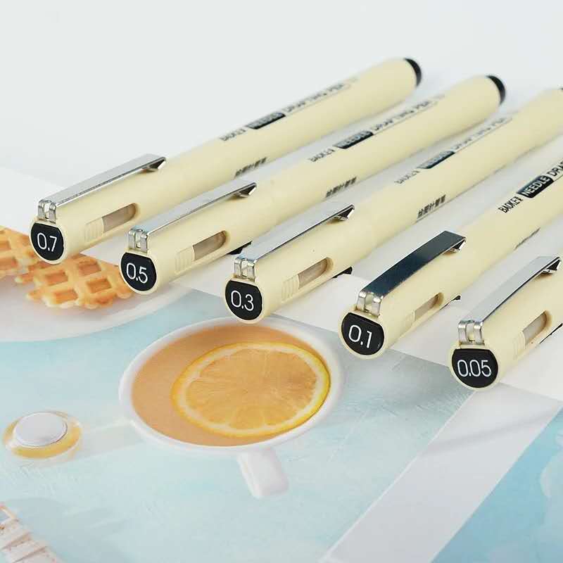 Picture of BAOKE Calligraphy Pen Brush Pen Black Permanent Ink