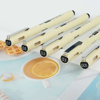 Picture of BAOKE Calligraphy Pen Brush Pen Black Permanent Ink