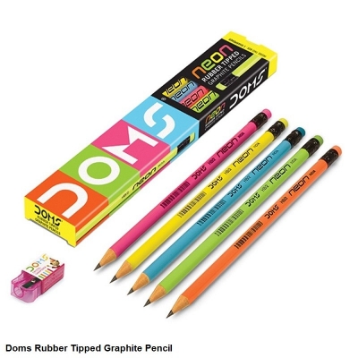 Picture of DOMS Neon Pencil set with Free Eraser