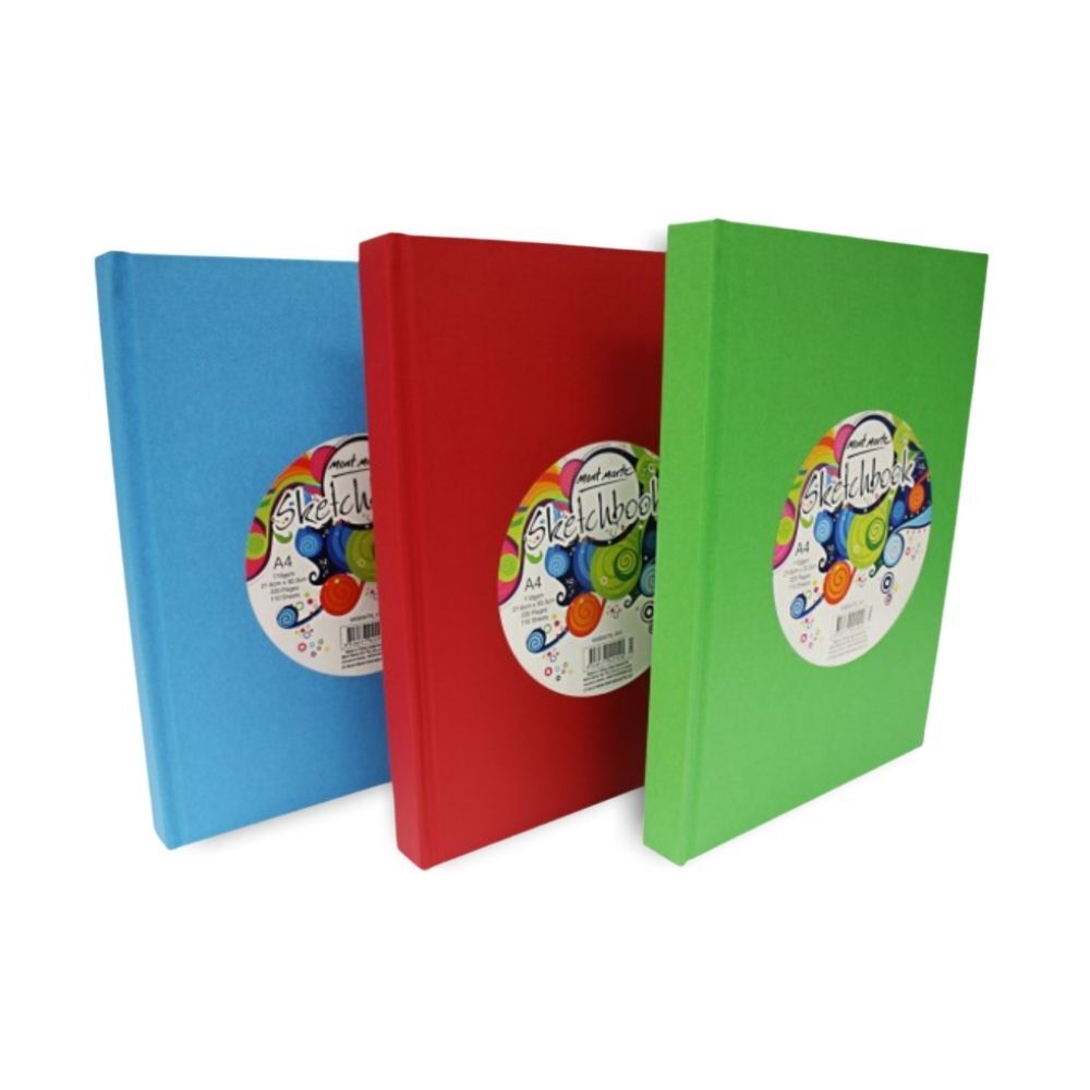 Picture of Mont Marte Visual Art Diary White Paper A6  120 Sheet