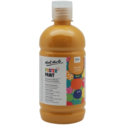 Picture of Mont Marte Poster Paint 500ml - Yellow Ochre