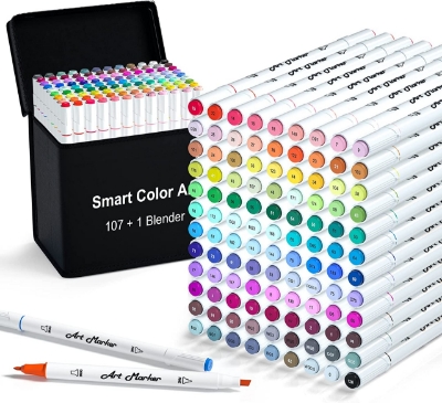Picture of STA Dual Tip Art Marker 108 Pcs