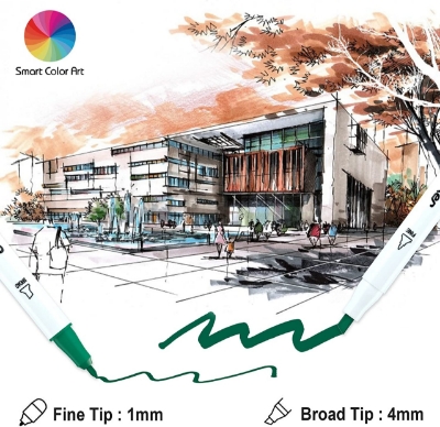 Picture of Luxor Fine Writer Pen 10 Pcs Multi Colors