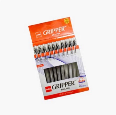 Picture of Cello Gripper Ball Pen Black 10 Pens Pack