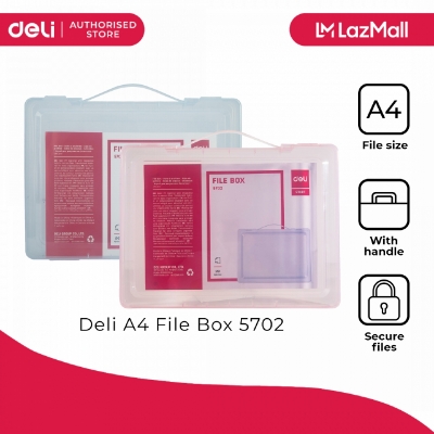 Picture of Deli 5702 File Organizer A4 File Box or File Case