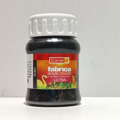 Picture of Camel Fabrica Ultra Acrylic Colours 100ML Black