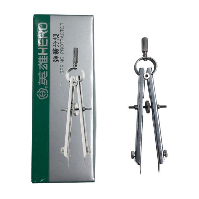 Picture of Hero Spring Multifunction Bow Divider Spring Compasses Engineering Compasses Drawing Tool