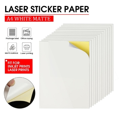 Picture of Sticker Paper A4 Size Matt 20 sheets