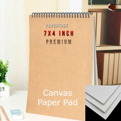 Picture of Paper Tree MiNi Canvas Pad For Acrylic, Water and Oil Color - 7X4 INCH
