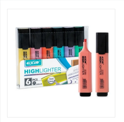 Picture of Gxin  Highlighter Pastel 6 color Set