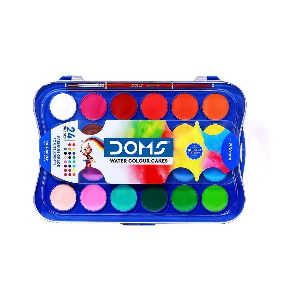 Picture of Doms Water Color Tablets 24 Shades